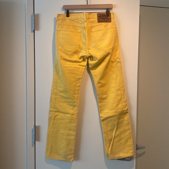 True Religion Rare Yellow Jeans Size 31 - Picture 2 of 4